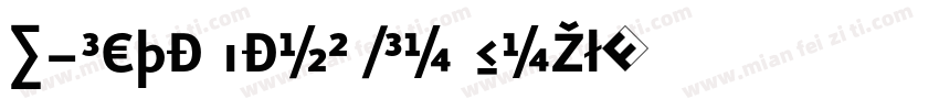 Eureka Sans Pro Bold字体转换